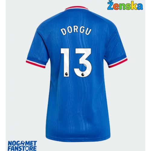 Manchester United Patrick Dorgu #13 Gostujuci Dres za Ženska 2026-27 Kratak Rukav